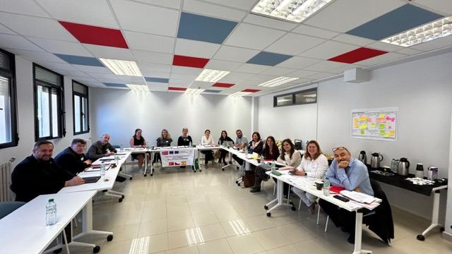 Project partners during a transnational meeting.