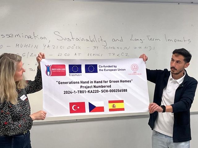 Young Erasmus+ participants during a public speaking workshop.